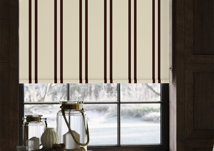 Winnies Stripe, Russet - Twist&Fit Roller Blind - Image 5
